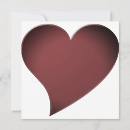 Moderner Bordeaux-Wein Rot Grosses Herz elegante K