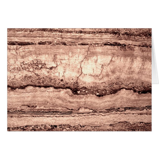 Moderner brauner beige Sepa verbrannter orangerer  (Vorderseite (Horizontal))