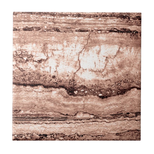 Moderner brauner beige Sepa verbrannter orangerer  Fliese (Vorderseite)