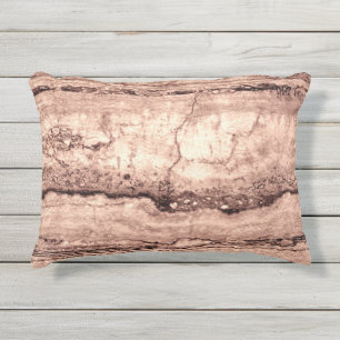 Moderner brauner beige Sepa verbrannter orangerer Kissen Für Draußen