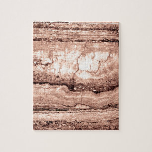 Moderner brauner beige Sepa verbrannter orangerer  Puzzle