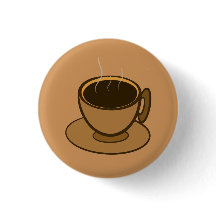 Moderner brauner, gemütlicher Kaffee-Cup im Mittel