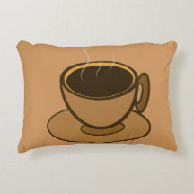 Moderner brauner, gemütlicher Kaffee-Cup im Mittel