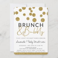 Moderner Brunch & Bubbly Einladung