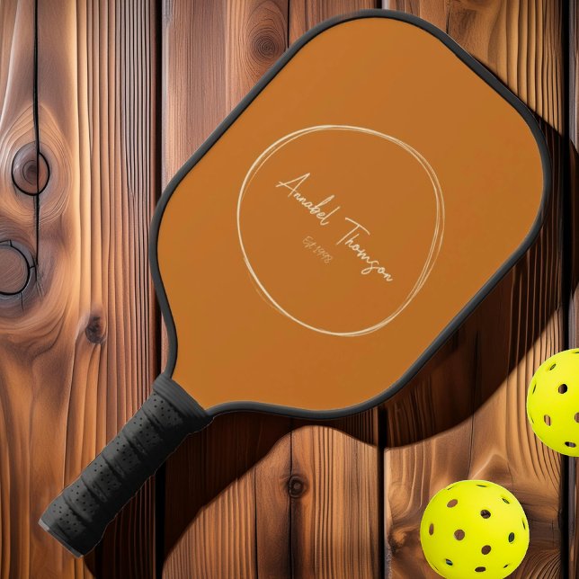 Moderner Brurnt Honey aus dem Mittelalter | Name d Pickleball Schläger (Von Creator hochgeladen)