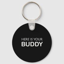 Moderner Buddy Key Ring - Minimalistischer Schlüss
