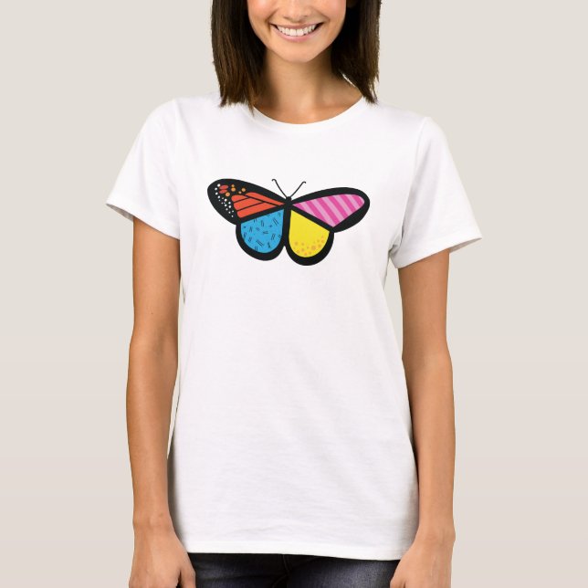 Moderner Butterfly-T - Shirt (Vorderseite)