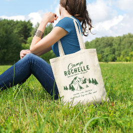 Moderner Camping Junggeselinnen-Abschied Tragetasche