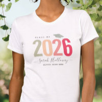 Moderner Chic Abschluss Blush Pink Grad Celebratio