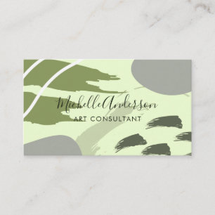 Moderner Chic Abstrakt Visitenkarte