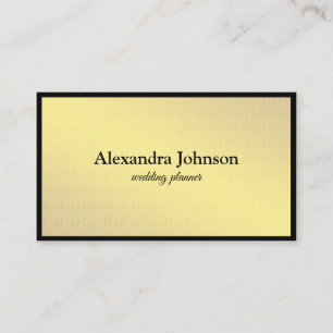 Moderner Chic Black and Gold Foil Luxus Visitenkarte