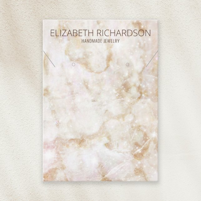 Moderner Chic Elegant Luxury Glam Juwelier Display Visitenkarte (Von Creator hochgeladen)