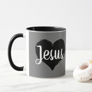Moderner Chic I HEART JESUS   Tasse