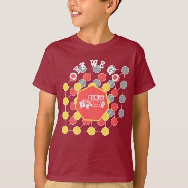 Moderner Chic Off We Go Jungs T - Shirt (Vorderseite)
