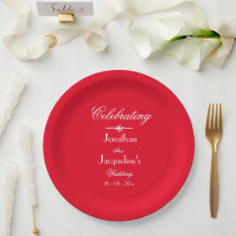 Moderner Chic Romantischer Roter Hochzeitstorte