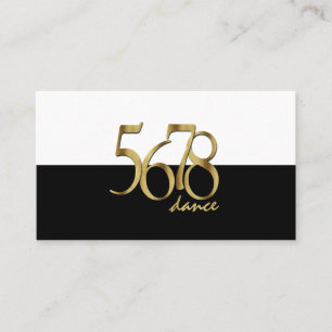 Moderner Choreograf-Tanzlehrer Visitenkarte