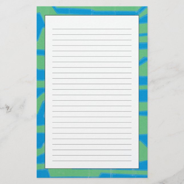 Moderner Circuit V Briefpapier (Vorderseite)