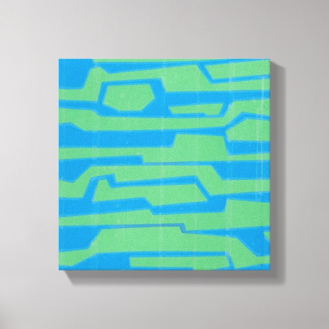Moderner Circuit V Leinwanddruck (Vorderseite)