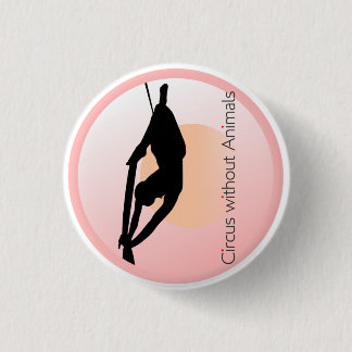 Moderner Circus Acrobat Button