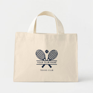 Moderner Club-Name-Tennisteam-Swag Mini Stoffbeutel
