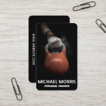 Moderner Coach Personal Trainer Fitnessstudio