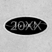 Moderner cooler Abschluss mit 20xx Schwarz