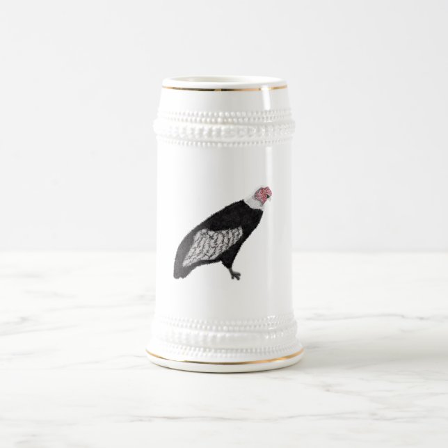 Moderner cooler Kondor Bierglas (Mittel)