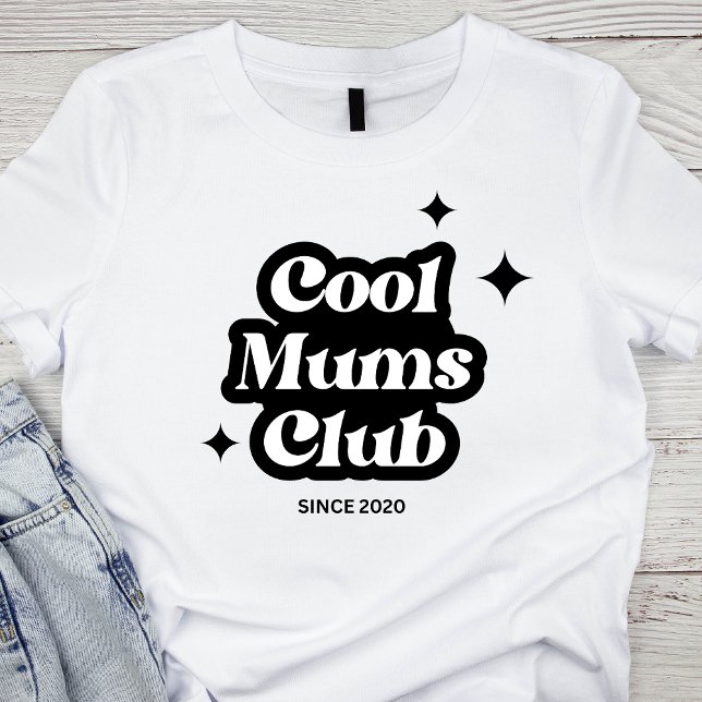 Moderner Cooler Zimmerclub Retro Vintag Groovy T-Shirt (Cool Moms Club Tshirt, Cool Mom Sweatshirt, Mom life tshirt, Moms Sweatshirt, Mom Birthday Gift,)