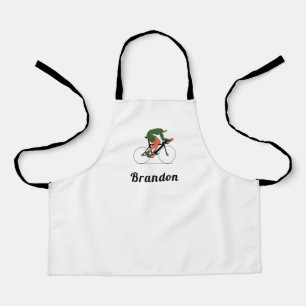 Moderner Cycling Illustration Cyclist Individuelle Schürze