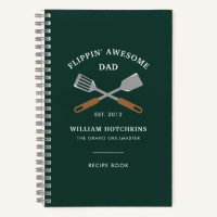 Moderner Dad BBQ Vater Personalisiertes Rezept