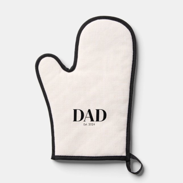 Moderner Dad gegründet  Ofenhandschuh (Vorderseite)