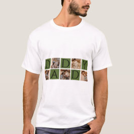 Moderner Daddy Foto Collage T - Shirt - Custom 5 F
