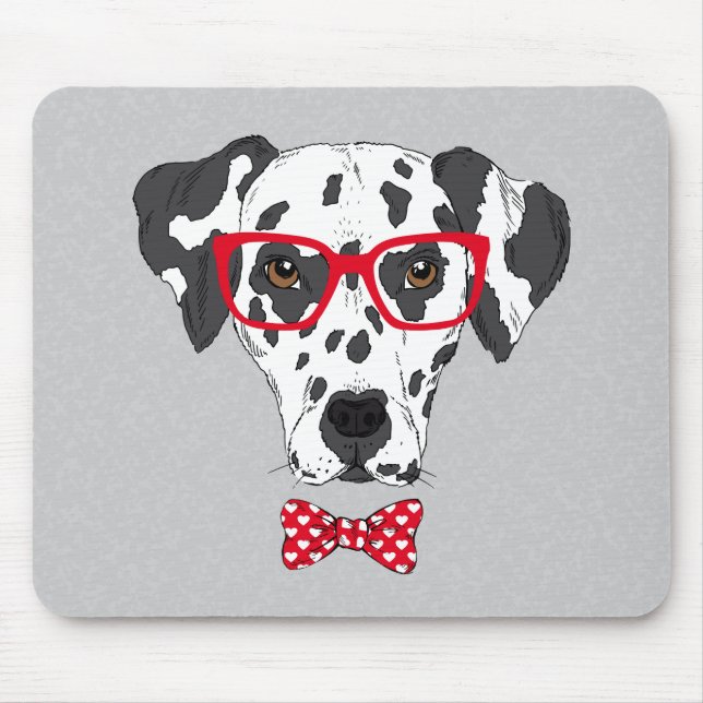 Moderner Dalmatiner Mousepad (Vorne)