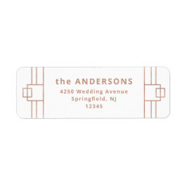 Moderner Deko | Imitate Rose Gold und Weiß