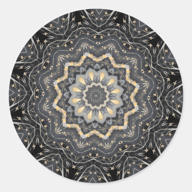 Moderner dekorativer Weihnachtsurlaub Runder Aufkleber (Vorderseite)