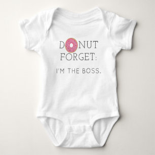 Moderner Donut Vergessen Baby Bodysuit aus einer H Baby Strampler