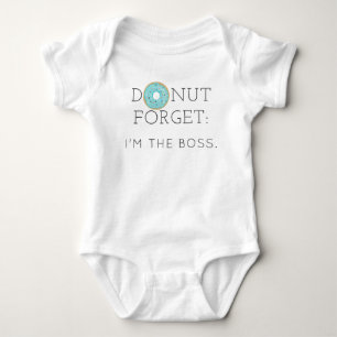 Moderner Donut Vergessen Baby Bodysuit aus einer H Strampler