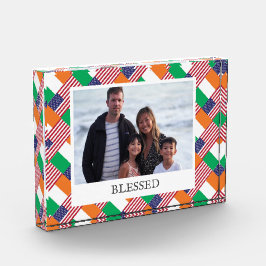 Moderner DUAL IRISH AMERICAN Foto Block