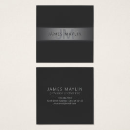 Moderner dunkelgrauer Gradient Name oder Firmennam