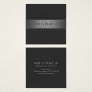 Moderner dunkelgrauer Gradient Name oder Firmennam