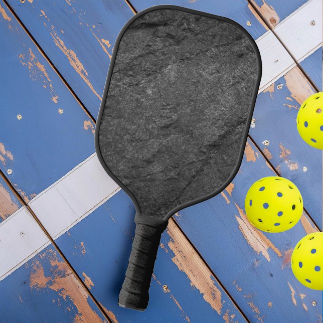 Moderner dunkler Granitstein Pickleball Schläger (Von Creator hochgeladen)