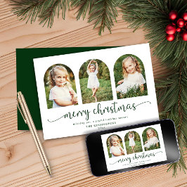Moderner Dunkler Grüner Foto 3 Weihnachten