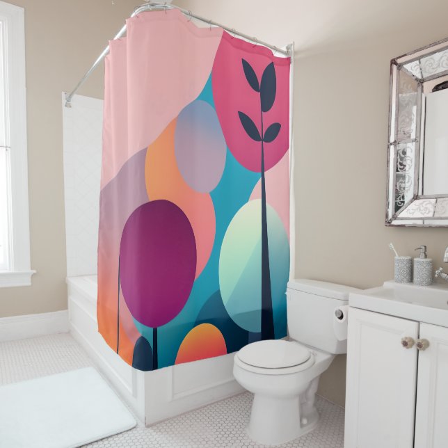 Moderner Duschvorhang aus dem Mittelalter (Beispiel)