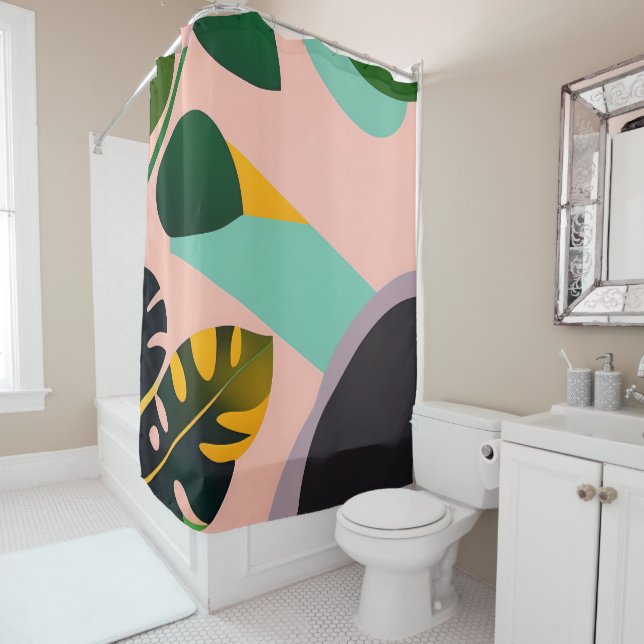 Moderner Duschvorhang aus dem Mittelalter - Aufzug (Beispiel)