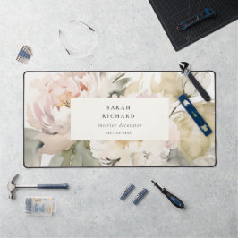 Moderner Dusky Blush Peñon Schreibtischunterlage