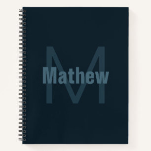 Moderner editierbarer Name Notizbuch