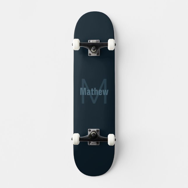 Moderner editierbarer Name Skateboard (Vorderseite)