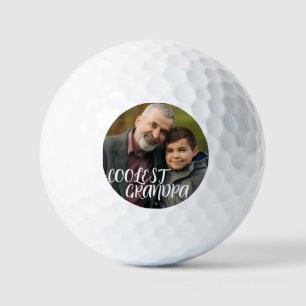 Moderner Einfacher Golfspieler Großvater Cooles Sp Golfball