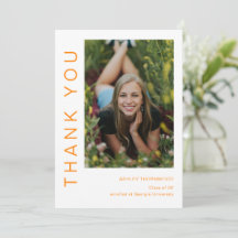 Moderner einfacher Graduate Foto Abschluss