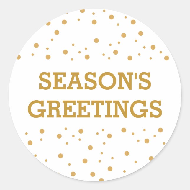 Moderner einfacher Personalisierter Umschlag Aufkl Runder Aufkleber (Vorderseite)